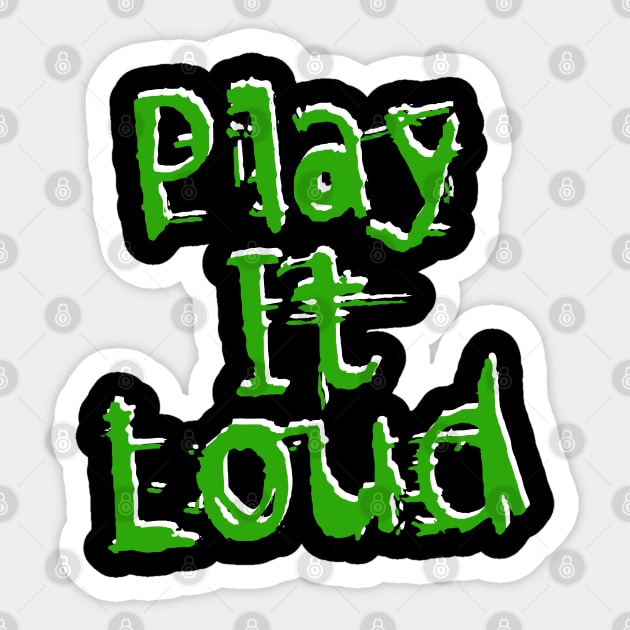 Nintendo "Play It Loud" Green LG Logo Sticker by RoboChop